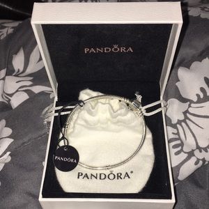 Pandora Moments Snake Chain Charm Bracelet